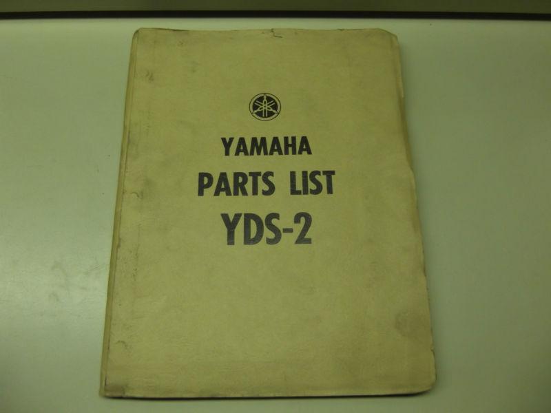 Yamaha yds-2 parts list yamaha motor co.,ltd