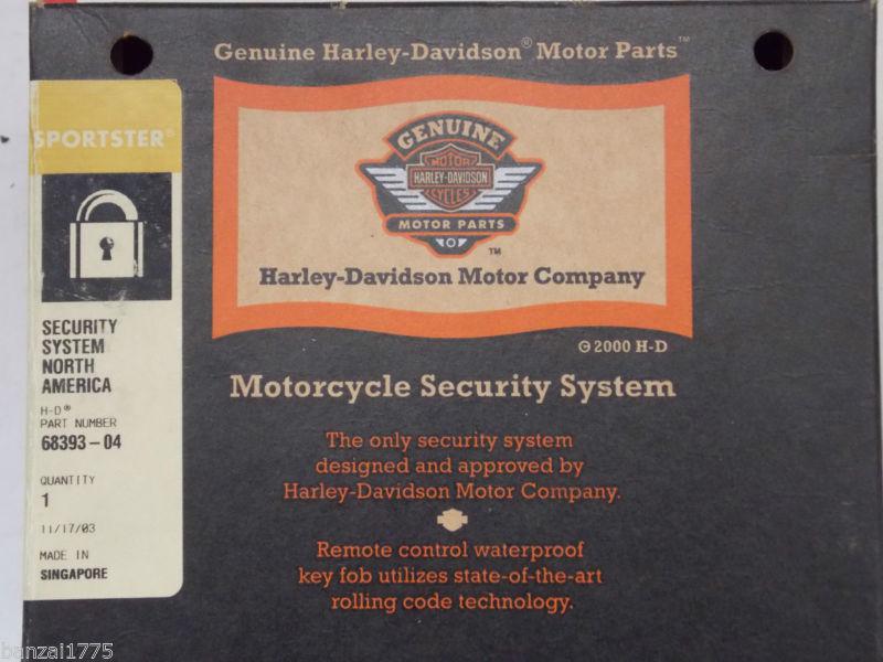 '04-up harley sportster security system (north america)