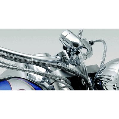 4445001 baron ba-8200m chrome cable, hose and wire dress-up kit for harley