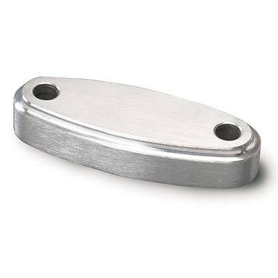 Lokar gps6015 pedal spacer oval billet aluminum natural each