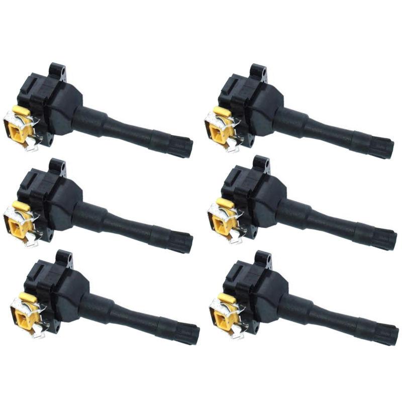 Ignition coil pack set of 6 cop bmw 318 320 325 525 530 540 740 840 m3