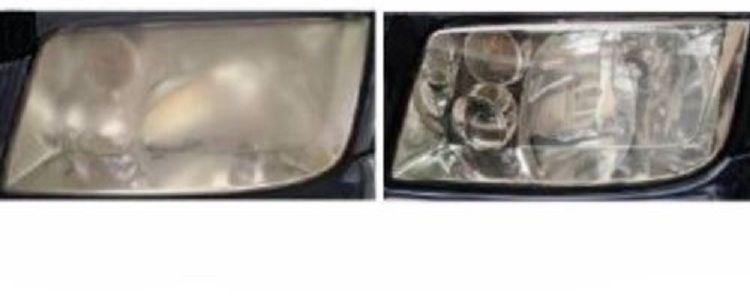 Headlight cleaner restorer repair erases yelow and haze    mercedes c clk e s
