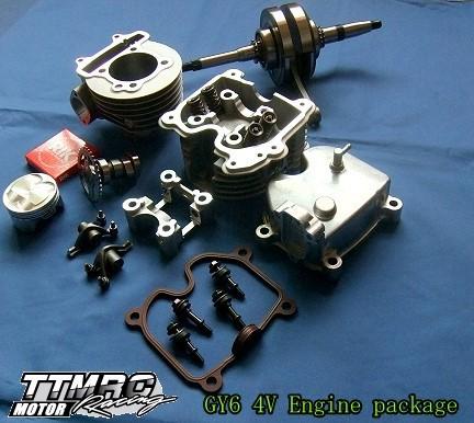 Ttmrc ultra 4 valves 175c.c engine package for gy6