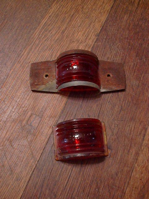 1948 49 50 chevrolet chevy glass rear marker accessory lights