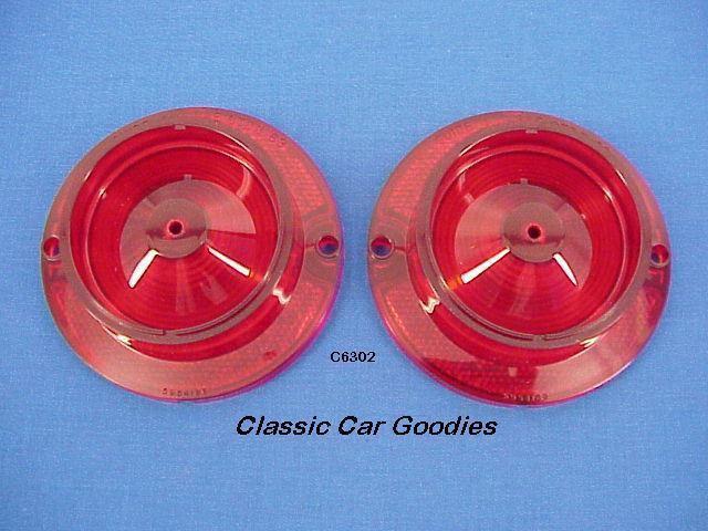 1963 chevy tail light lens. (2) brand new pair!