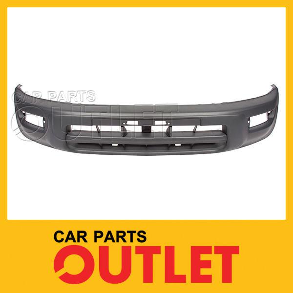 1998-2000 toyota rav4 front bumper cover to1000190 textured gray 4wd wo flares