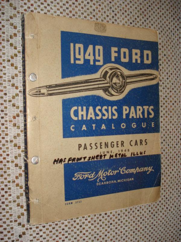 1949 ford car parts catalog original fomoco book rare parts number's book