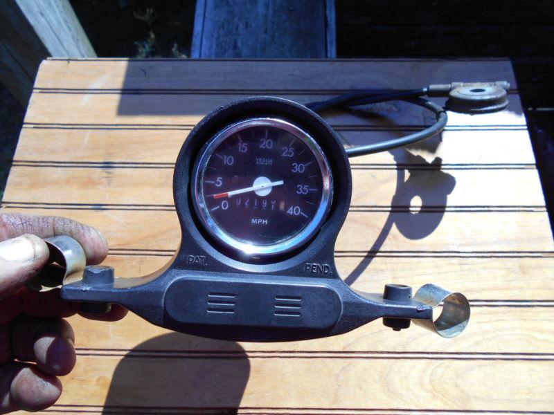Vintage cosmo colt 2 moped speedometer & cable & gear  scooter bicycle mini bike