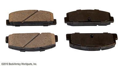 Beck arnley 089-1283 brake pad or shoe, rear-disc brake pad