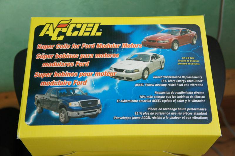 Accel super coils for ford modular 3 valve 4.6 and 5.4 liter engines