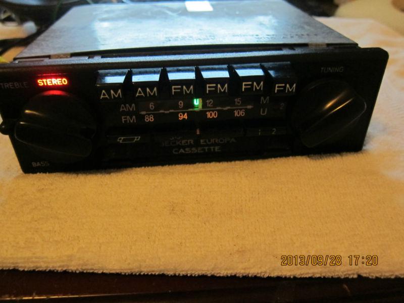 Becker radio stereo aux in autoradio vintage top 