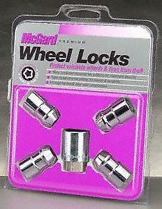 Mcgard 24138 chrome cone seat wheel locks 1/2&#034;  20 thread  set of 4