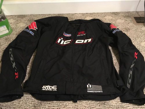 Suzuki icon r g5x riding jacket motorcycle off-road protective gear size 4xl