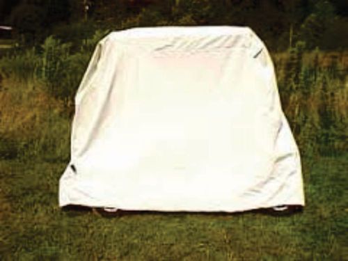 Red dot heavy duty vinyl 2 passenger off white golf cart enclosure cover w/top