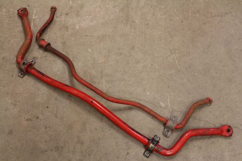 93-02 camaro/firebird lt1 ls1 36mm red front &amp; 21mm rear sway bar used