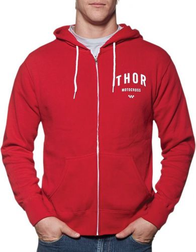 Thor 3050-3148 fleece s6 zip shop red 2x