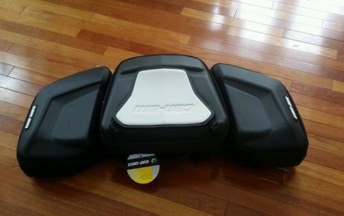 New can-am atv new oem semi-rigid cargo/luggage rack storage modular bag linq