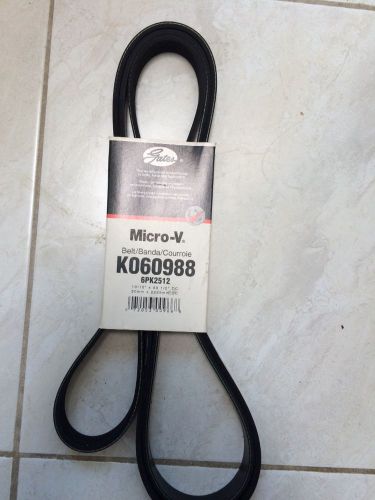 Serpentine belt-micro-v at premium oe v-ribbed belt gates k060988