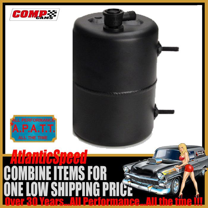 Comp cams 5200 coated black aluminum vacuum reserve canister for power brakes