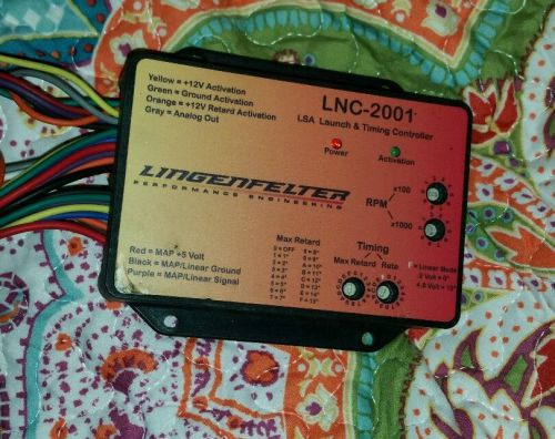 Lingenfelter rpm limiter timing retard launch controller lsa &amp; ls9 lpe lnc-2001