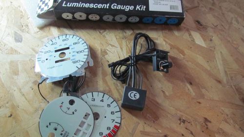 New luminescent gauge kit civic ex si manuel 1992-95  cluster face kit