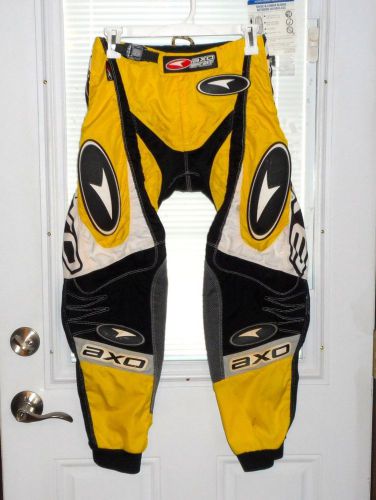 Axo size 28 black/gray/yellow  off-road / motocross good condition fast ship!