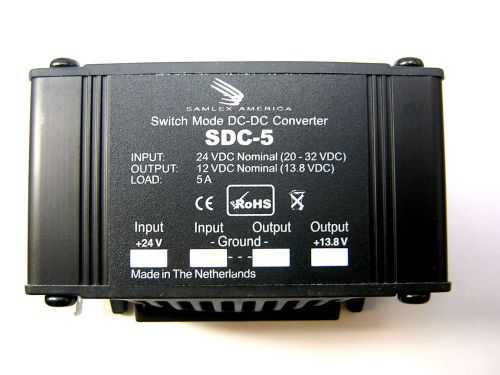 New samlex 24-12vdc switch mode dc-dc converter sdc-5  5amp