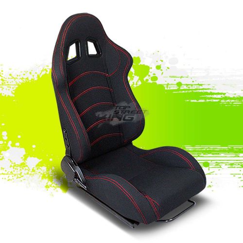Type-f1 fully reclinable jdm sports racing seats+adjustable sliders right side