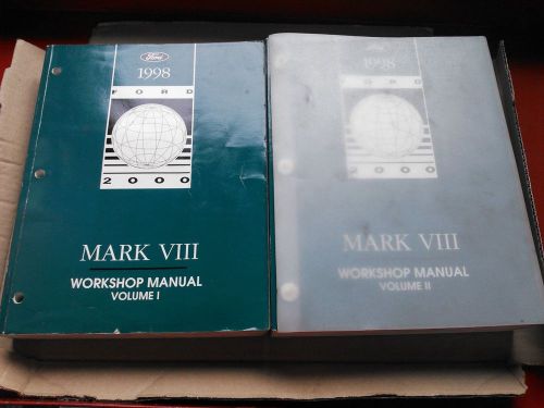 1998 ford lincoln mark viii dealer shop service manual