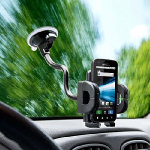 Grip-it rotating windshield mounted mobile device holder bktphw-203-bl