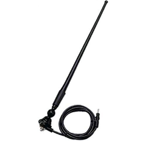 Seaworthy 16&#034; flex rubber antenna black 54&#034; cable seaurb3s swivel base lc