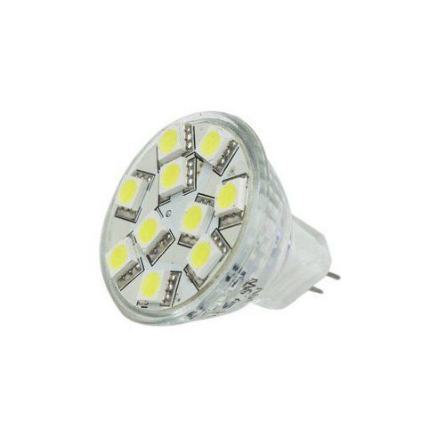 Lunasea lighting llb-11td-61-00 lunasea cool white led bulb mr11 10v-30v dc