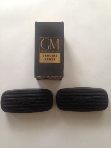 1929-1936 chevrolet brake clutch pedal pads nos still in box