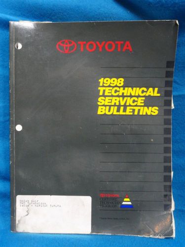 1998 toyota all models * factory technical service bulletins * oem original 98