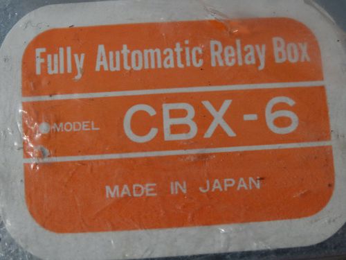 Vintage nos cbx-6 fully automatic relay box for auto power antenna
