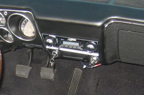 1965-1969 corvair radio am/fm usa-230 ipod xm mp3 200 watt aux input