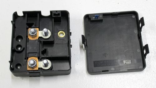 Bmw e46 99-05 z4 battery base b+ cable pole holder m3 330 328 325 250a mega fuse