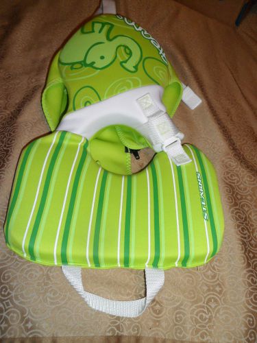 Stearns infant hydroprene vest life jacket - up to 30# - green