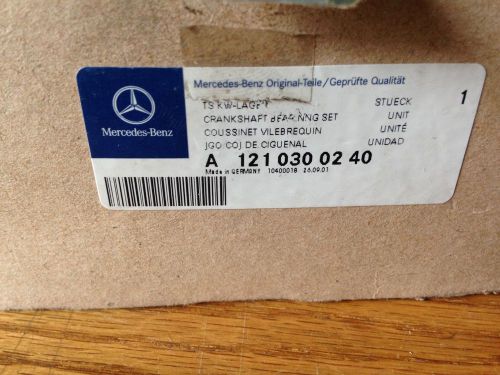 Mercedes benz w120 w121 r121 crankshaft bearing set 180 190 ponton sl m121 size2