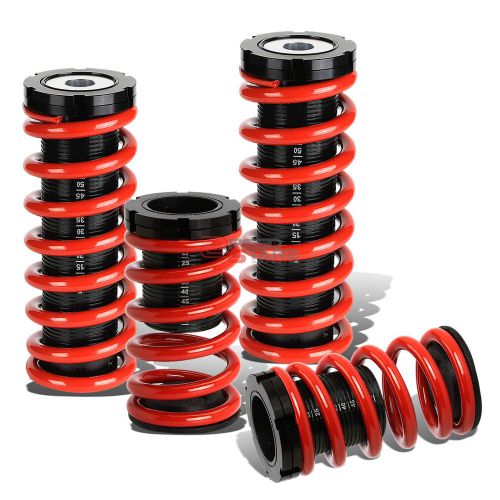 Lowering suspension adjustable coilover+red springs for 00-05 mit eclipse 3g