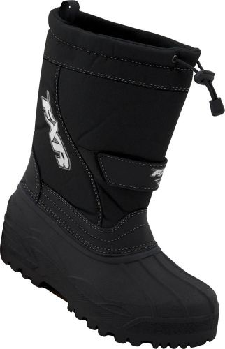 New fxr-snow shredder youth boots, black, youth-5