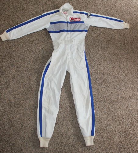 Vintage sfi-rated safety racing driving suit  size med made in usa