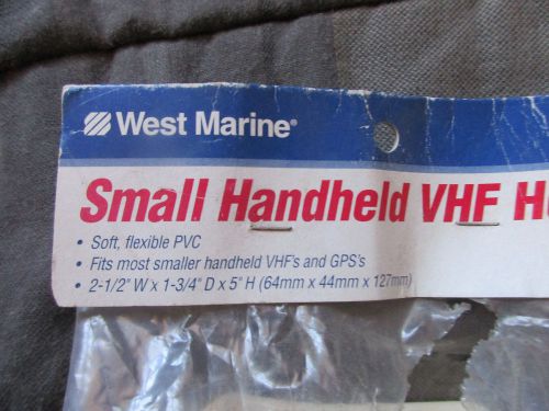 New west marine 8717860 small handheld vhf gps holder
