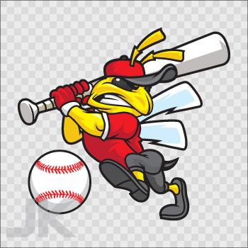 Decal stickers bee hornet wasp insect bees hornets wasps baseball 0500 zzab4
