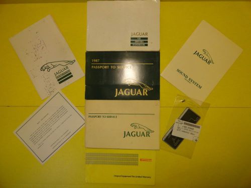 1987 jaguar xjs coupe convertible owners manual full set rare oem la142