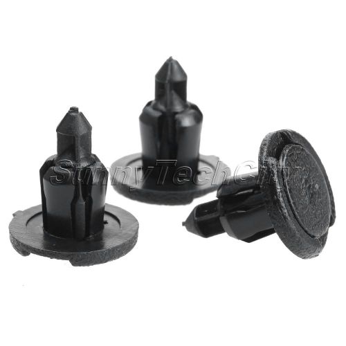 50pcs bumper retainer cover push type fastener clip black for nissan maxima gt-r