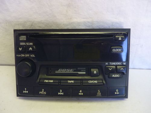 99-04 nissan pathfinder radio cd cassette bose faceplate pn-2261f fp53020