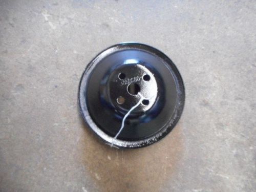 1964  1965 c2 corvette water pump pulley 2 groove gm 3850680 327 with a/c