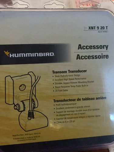 Humminbird transom mount transducer depth/temp xnt 9 20 t part # 710198-1