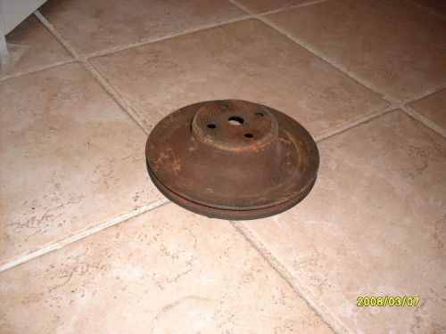 71 72 73 74 75 chevy single groove water pump pulley 350 400 402 454 chevrolet
